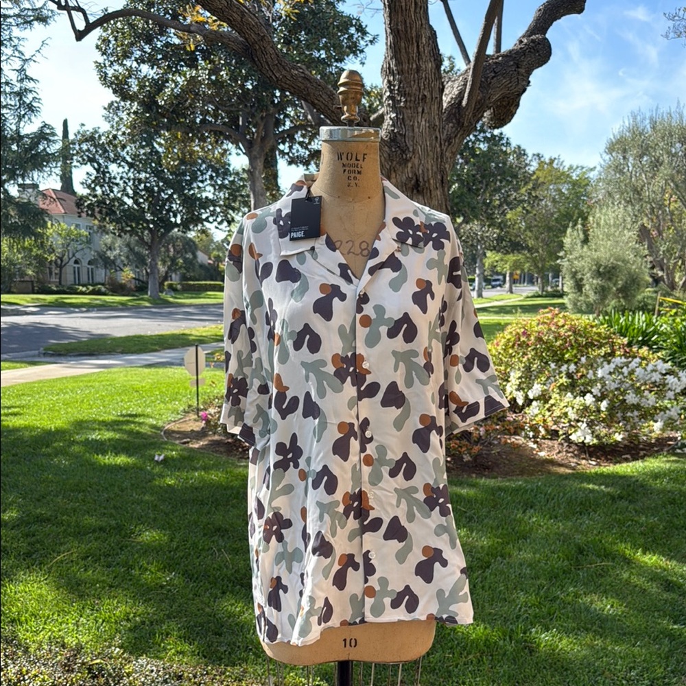 PAIGE Short Sleeve Button Down Shirt